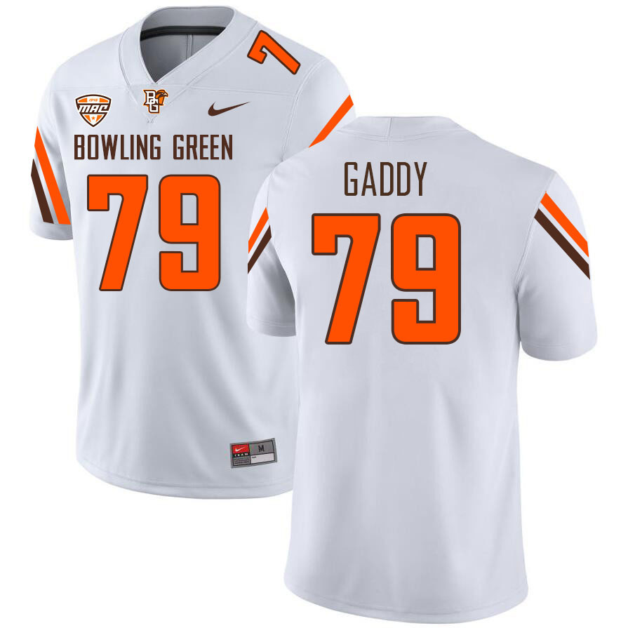 Bowling Green Falcons #79 Darius Gaddy College Football Jerseys Stitched Sale-White